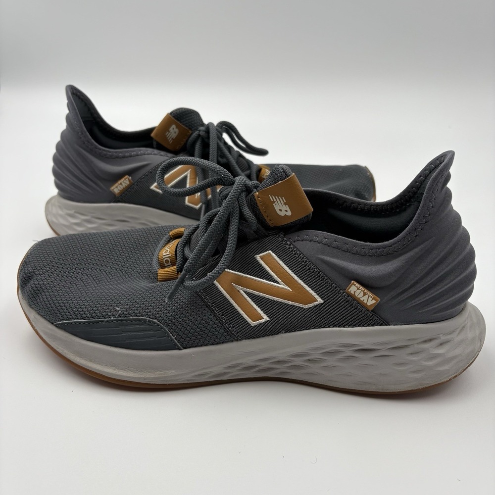 New Balance Fresh Foam Roav Men's 11.5 D Grey Brown Running Shoes MROAVBG
